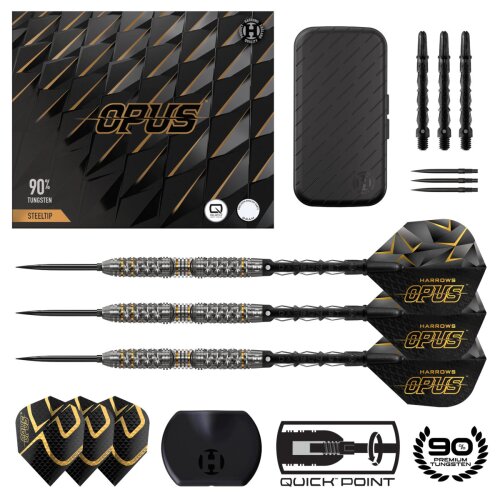 3er Set Steeldarts Harrows Opus QPS
