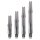 L-Style L-SHaft Locked Straight Two Tone Clear Black Silver