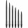 3x Caliburn Spitzen EZ-EVO Small Grooved Black 40 mm EVO204