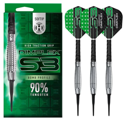 3er Set Softdarts Harrows Dimplex S3 Bomb