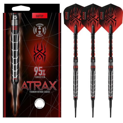 3er Set Softdarts Harrows Atrax 95%