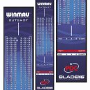Winmau Dartmatte Pro Zone Outshout Soft blue