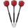 3er Set Steeldarts Shot ZEN Straight TP