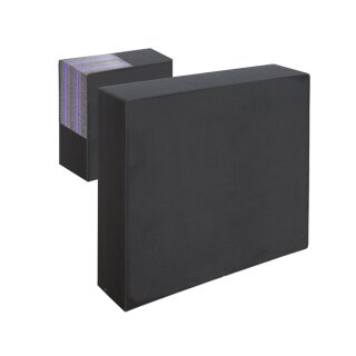 Zielscheibe Bogenschießen extrastark Polifoam 80x80x17 mit Auflage und Scheibennägeln