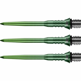 3x Mission Titan Pro Conversion Steel Dart Points - Grooved - Gradient Green 34mm X2625