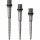 3x Mission Titan Ripple Conversion Steel Dart Points Silver 34mm