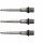 3x Mission Titan Ripple Conversion Steel Dart Points Silver 26mm