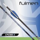 6x Carbonpfeil Cross-X Fulmen mit Beiter Nock und Cross-X...
