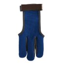 Schießhandschuh Beier Baumwolle und Leder Indigo