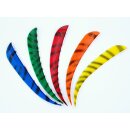 Bearpaw Naturfedern RW - 5" Parabol Zebra