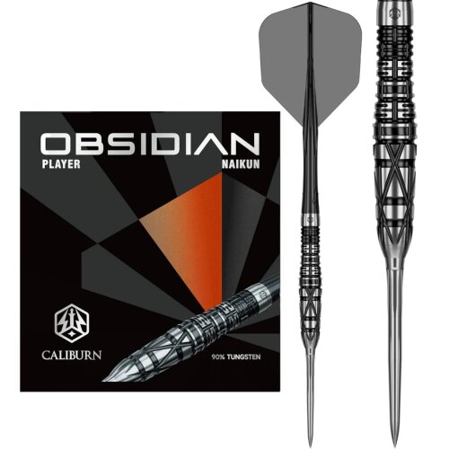 3er Set Steeldarts Caliburn Players Obsidian Naikun