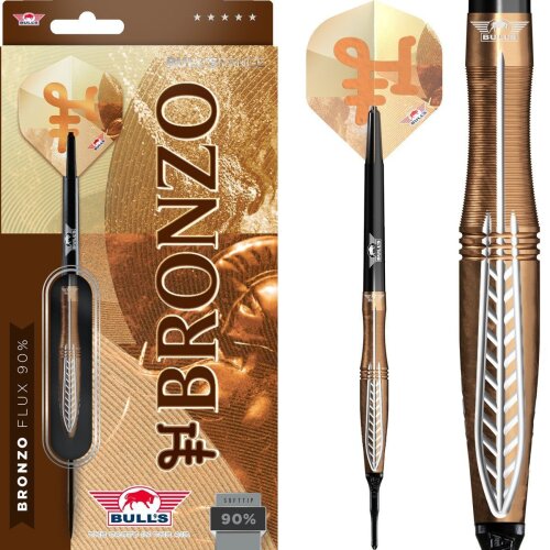 3er Set Softdarts Bulls Bronzo Flux
