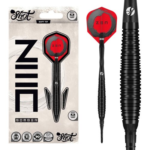 3er Set Softdarts Shot ZEN Bomber 20g
