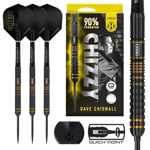 Harrows Dave Chisnall Chizzy Series 3 QPS Steeldarts 3er Set