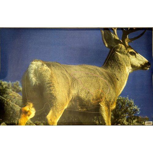 Scheibenauflage Maultierhirsch 93,5 cm x 61 cm
