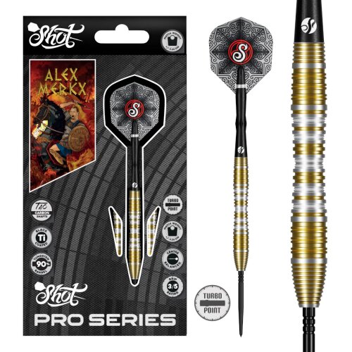 Shot Pro Series Alex Merkx TP Steeldarts 3er Set