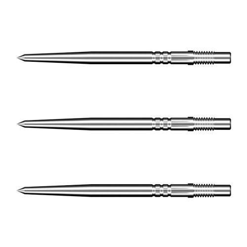 3x Shot Turbo Points Silver 35mm