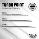 3x Shot Turbo Points Silver 35mm