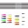 12er Pfeilbauset Carbonpfeile Gold Tip Warrior mit Vanes