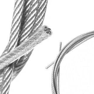 Stahldrahtseil PVC ummantelt