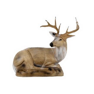 3D Tier Franzbogen Liegender Hirsch