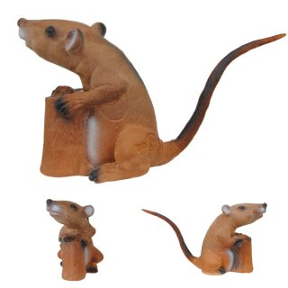 3D Tier LongLife Sitzende Ratte