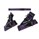 Seitenköcher Avalon Classic mit Gürtel für Linkshänder violett