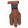 Schießhandschuh Tiro Premium Deluxe mit Lederapplikation braun S