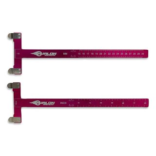 Avalon Checker Sehnenmaßstab pink