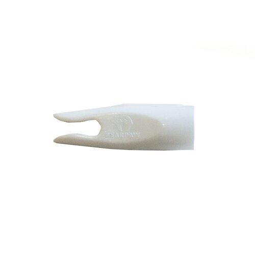 Bearpaw Traditional Nock für 11/32 Holzpfeile Weiß