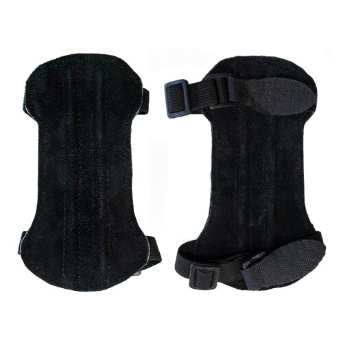 Armschutz Wildleder kurz schwarz