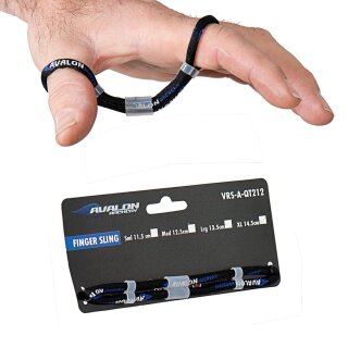 Avalon Fingerschlinge für Recurvebögen M: 12,5cm schwarz
