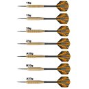 3er Set Steeldarts Harrows Club Brass 24 g R