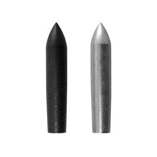 10x Beman Carbon Flash Over Spitze in schwarz oder nickel Restposten! 5,0 nickel