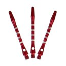 Dartschaft Karella Alu Stripe Shaft Medium rot