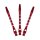 Dartschaft Karella Alu Stripe Shaft Medium rot