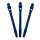Dartschaft Karella Alu Shaft Medium blau