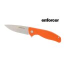 Enforcer Einhandmesser Gambino mit orangenem Griff