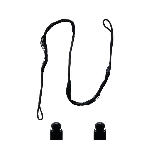 Ersatzsehne Crossbow String mit Endkappen für JAG I, Panther, Cerberus und Skorpion XBR100 Armbrust CRS-004CK