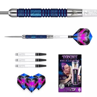 3er Set Steeldarts Red Dragon Snakebite Euro 11 Blue Element 24g