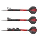 3er Set Steeldarts Red Dragon Milano RS