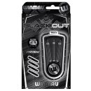 3er Set Steeldarts Winmau Blackout 1