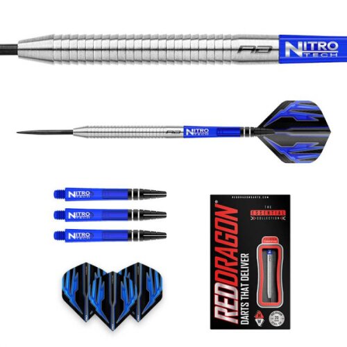 3er Set Steeldarts Red Dragon Razor Edge Original 33 g
