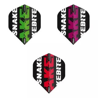 Dart Flights Red Dragon Pack 3 Peter Wright Snakebite 9-teilig