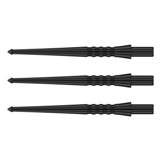 3x Red Dragon Dart Points Raptor GT  black 33mm 0489