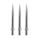 3x Red Dragon Dart Points Trident Silver 32mm X0364