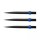 3x Red Dragon Dart Points Trident Black/blue 393