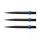 3x Red Dragon Dart Points Trident Black/blue 393