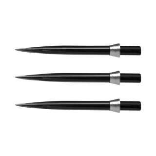 3x Red Dragon Dart Points Trident Black/Silver 32mm X0394