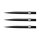 3x Red Dragon Dart Points Trident Black/Silver 32mm X0394